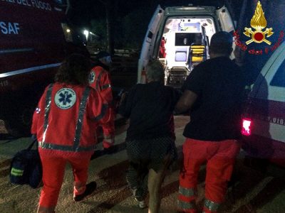 Cala Gonone, l'anziana donna dopo in ritrovamento