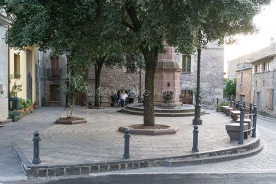 Scano Montiferro, piazza Ragina Elena (© foto S.Novellu)