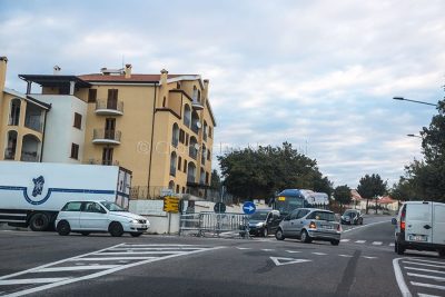 Il traffico congestionato in via Don Bosco (foto S.Novellu)