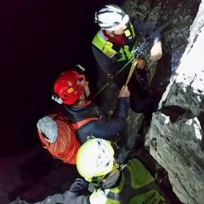 Punta Cusidore: Il recupero dei cinque scalatori
