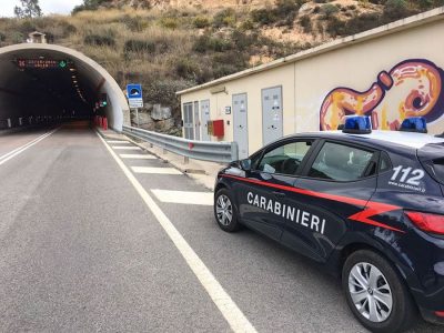 La galleria in località 