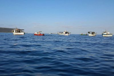 Le barche dei pescatori a Capo Fransca