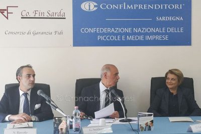 I rappresentanti della Confimprenditori (foto Cronache Nuoresi)