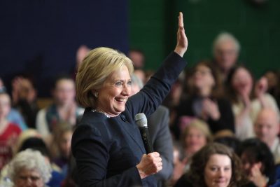 La sfidante alla Casa Bianca Hillary Clinton
