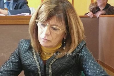 L'asserssore alla Viabilità Maria Boi (foto Cronache Nuoresi)