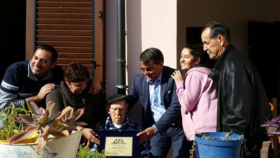111 anni: è sardo l’uomo più vecchio d’Italia