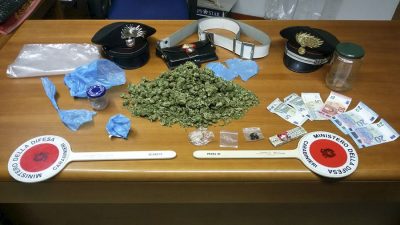 La marijuana rinvenuta