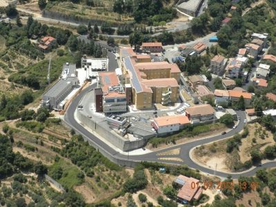 Una vista dall'alto dell'ospedale NS della Mercede di Lanusei