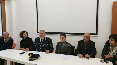 La conferenza stampa sul Bullismo (foto Cronache nuoresi)