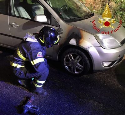 La Ford Fiesta presa di mira dagli incendiari