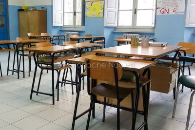 Un'aula della scuola primaria Ferdinando Podda di Nuoro (foto S.Novellu)