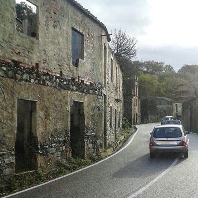 Uno scorcio di Gairo Vecchia (foto VVF)