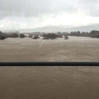 Fiume Cedrino in piena (foto C.Manca)