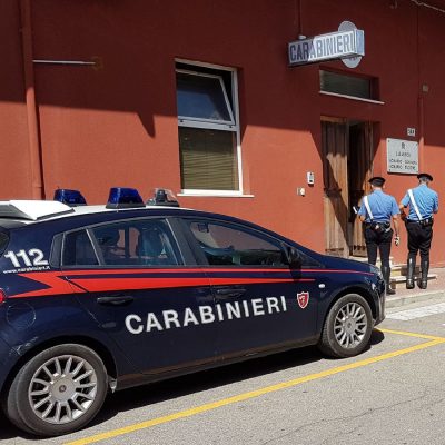 Carabinieri nella Caserma di Tertenia