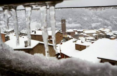 Gavoi, neve e gelo