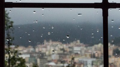 Nuoro sotto la pioggia (foto S.Novellu)