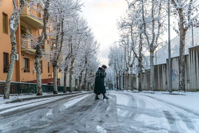 Nuoro. Via Piemonte alle prime luci del giorno (foto S.Novellu)
