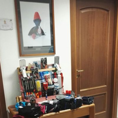 La merce sequestrata dai Carabinieri