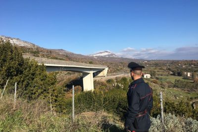 Il ponte che collega Macomer alla statale 129