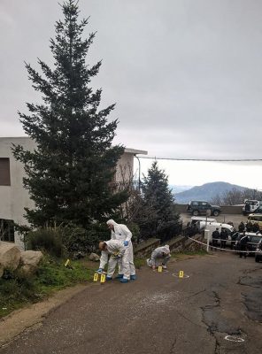 Arzana. RIS al lavoro sul luogo dell'omicidio di Pietro Fragata