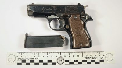 L'arma utilizzata nella sparatoria a Oniferi