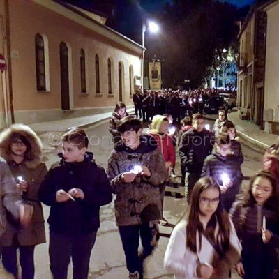 Sorgono, la fiaccolata per l'omicidio di Giuseppe Manca