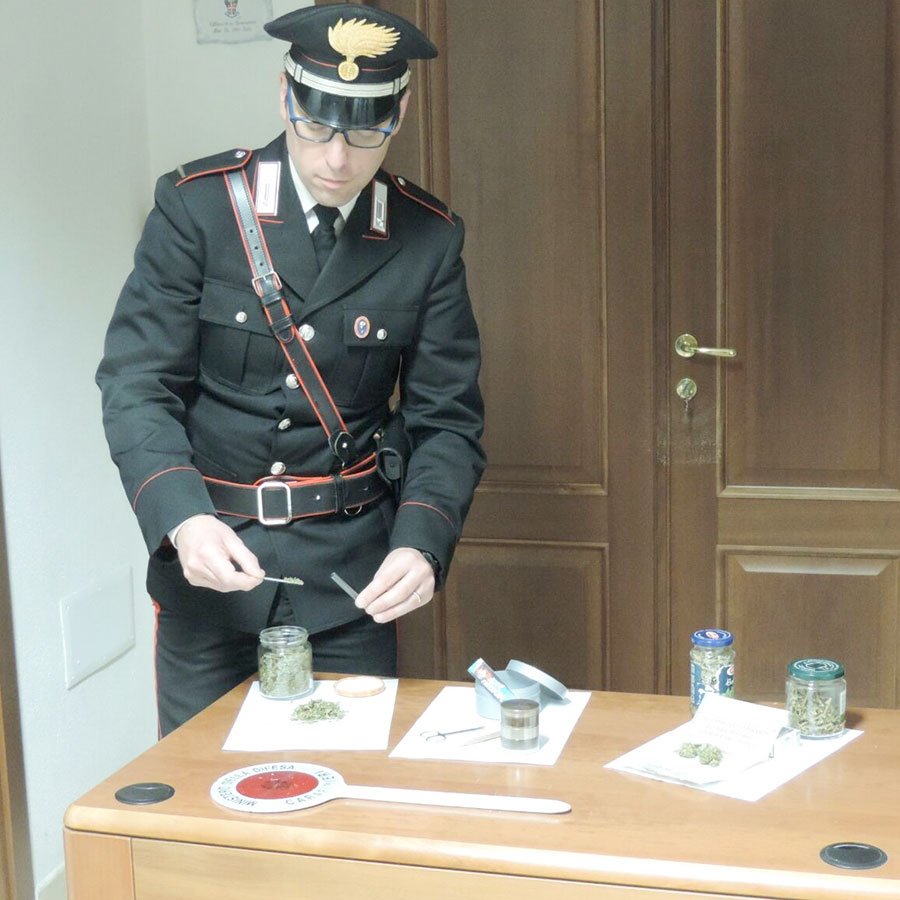 41enne denunciato per detenzione ai fini di spaccio di droga