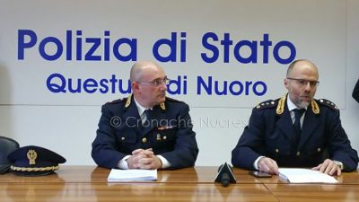 La conferenza stampa in Questura per gli arresti a Nuoro e Orgosolo