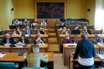 La seduta del Consiglio Comunale (foto S.Novellu)