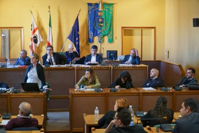 La seduta del Consiglio Comunale (foto S.Novellu)