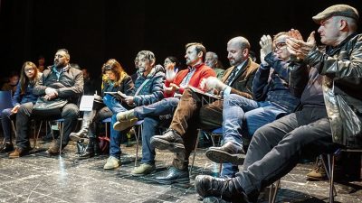 La presentazione del progetto TEN all'Eliseo (foto Cronache Nuoresi)