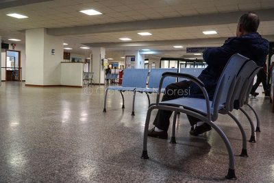 Nuoro, l'ingresso dell'ospedale San Francesco (foto S.Novellu)