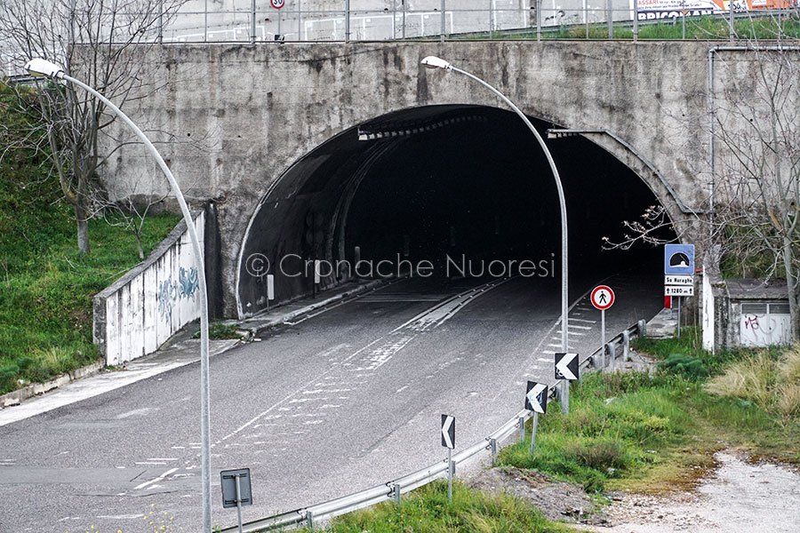 Nuoro. Lavori in corso: la galleria di Mughina da lunedì chiude per 11 mesi