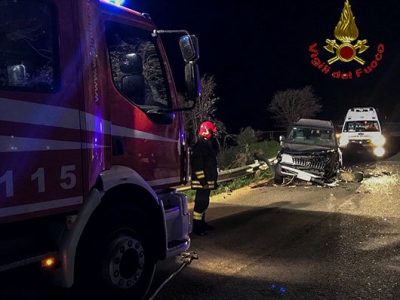 La Toyota dopo l'incidente