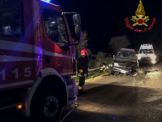La Toyota dopo l’incidente