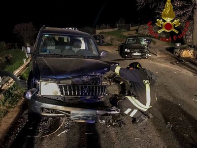 La Toyota dopo l'incidente