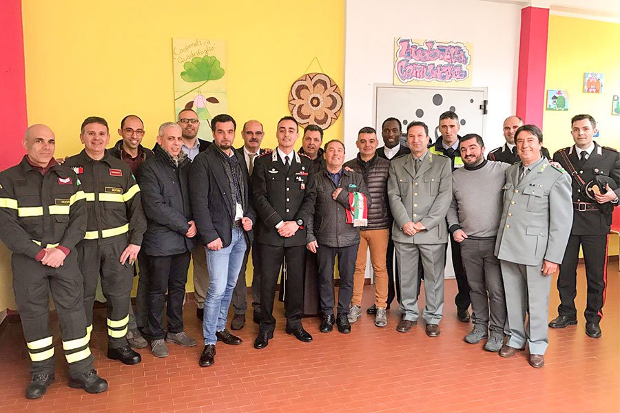 I Carabinieri festeggiano a Sorgono il precetto pasquale