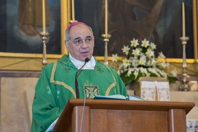 Il vescovo di Nuoro, Mons. Marcia (foto S.Novellu)