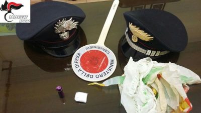 La droga rinvenuta dai Carabinieri