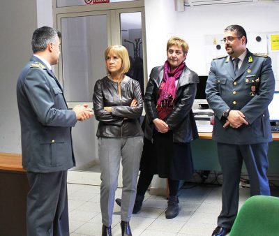 Nuoro. La visita al Comando della Guardia di Finanza del prefetto Parisi