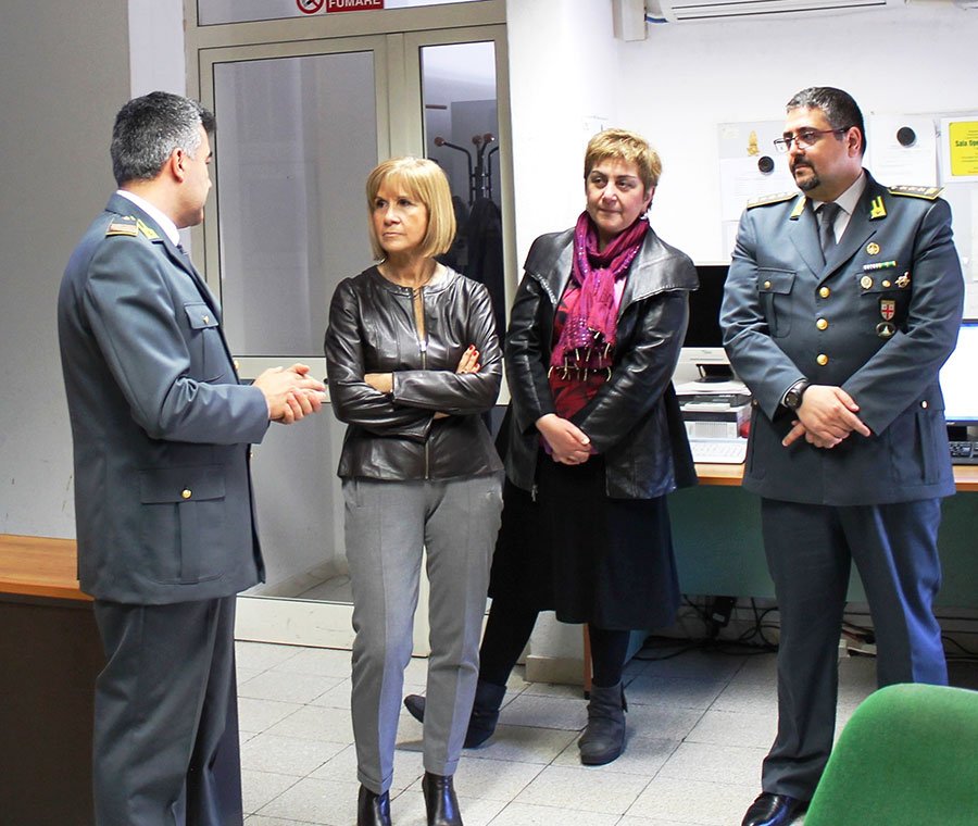 Nuoro. Il Prefetto Parisi in visita al Comando Provinciale della Guardia di Finanza