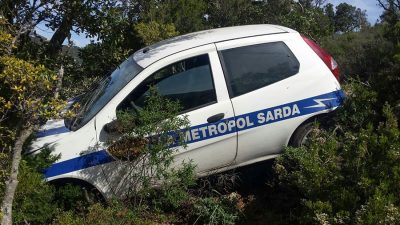 Il portavalori della Metrolpol rapinata questa mattina in Ogliastra