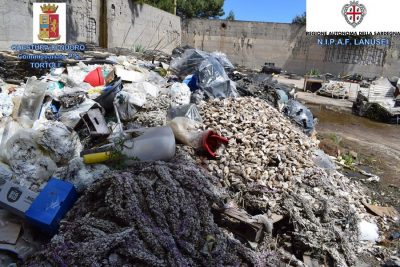 La discarica sequestrata