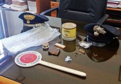 La droga sequestrata a Tortolì