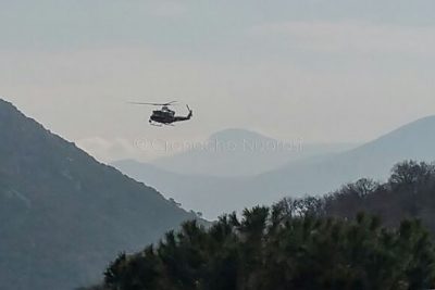 Un elicottero dei Carabinieri