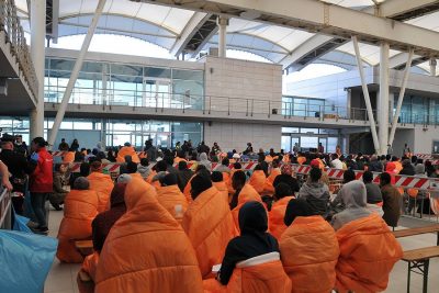 Migranti dell'ultimo sbarco a Cagliari