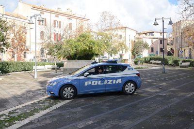 Nuoro, una Volante della Polizia