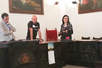 Da sinistra Giuliano Sanna, Demis Murgia e Manuela Porcu (foto Cronache Nuoresi)