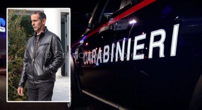 Nel riquadro, Enrico Pinna, ferito nell'agguato