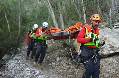CNSAS: il salvataggio dell'escursionista infortunata